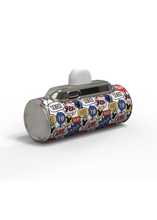 Pocket Type Leather Power Bank 5000mAh Meer dan 300 keer levensduur