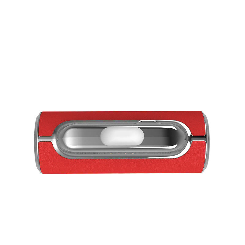 Lithium Ion Polymer Leather Power Bank Mini Size Ingebouwde Type-C Connector