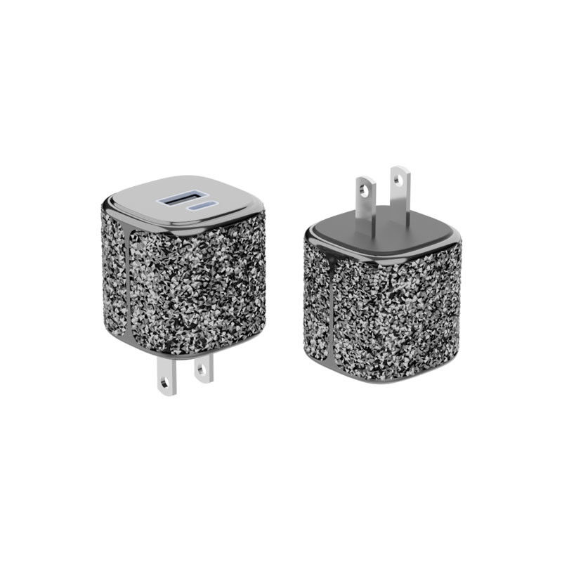 Ultracompact 35W Type C wandlader Diamant schelp en elektroplatering afwerking