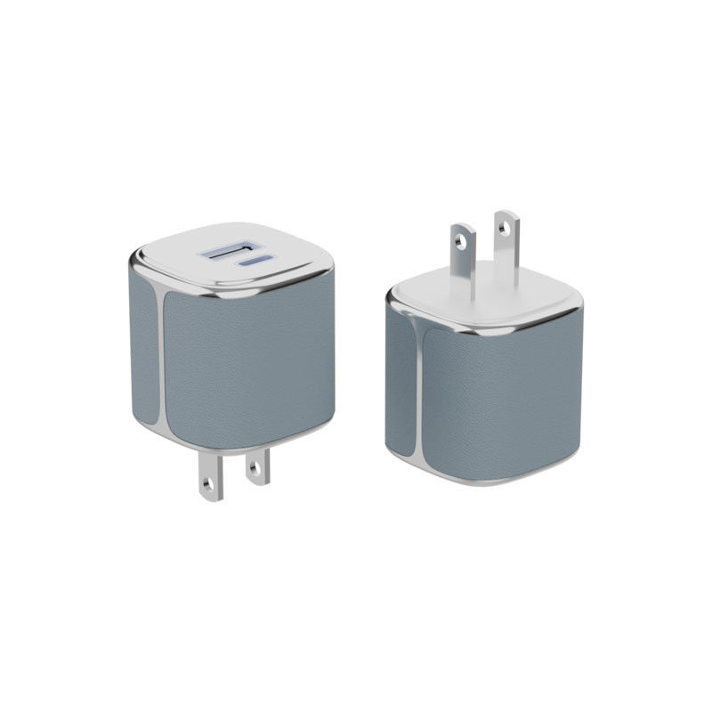 Snel opladen Type C Muuroplader Mini 35W GaN-oplader Lederschelp