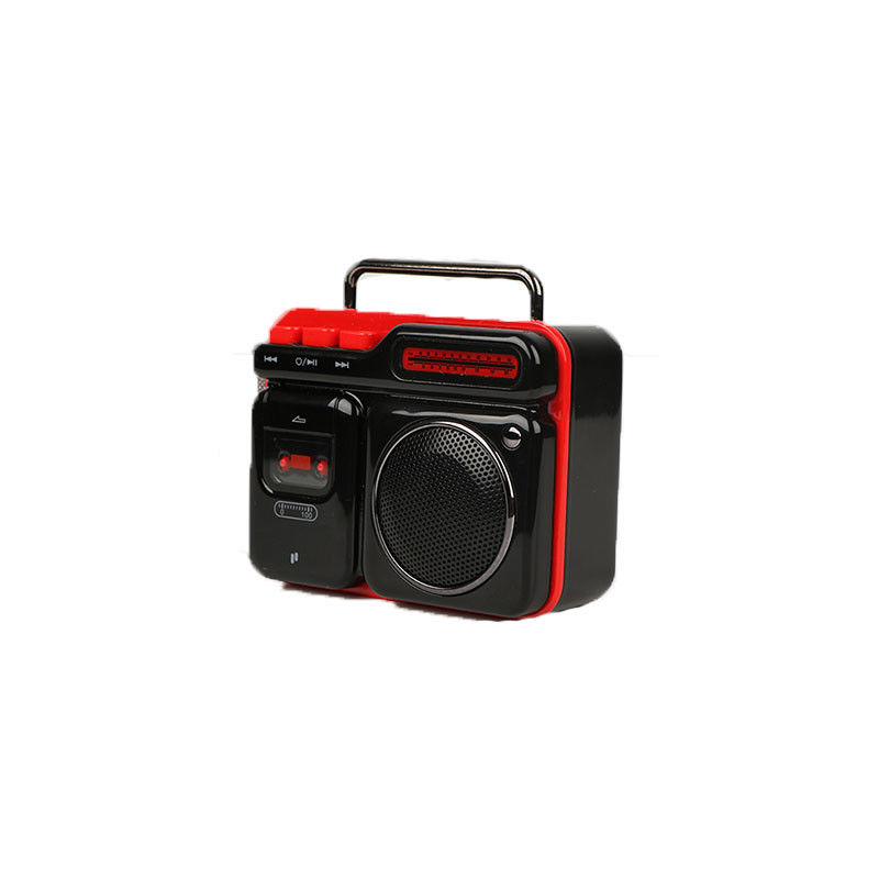 Mini-draagbare Bluetooth-luidsprekers Metalen behuizing Patentontwerp Radio-type
